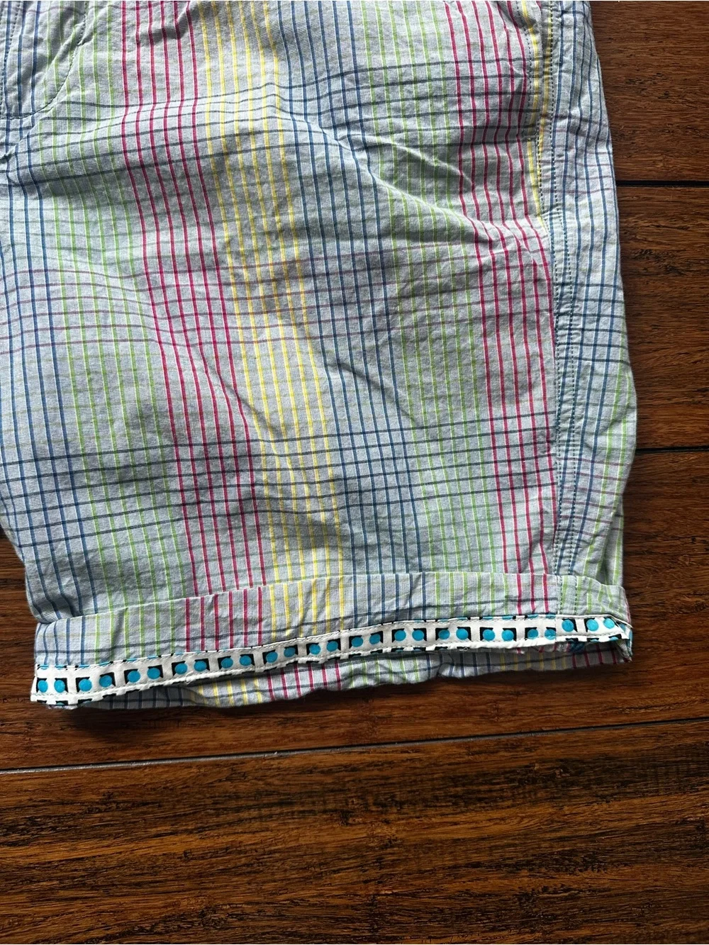 Robert Graham plaid tears style