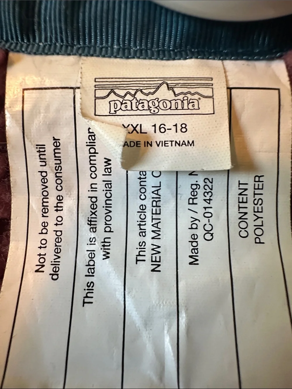 Patagonia pockets would fit