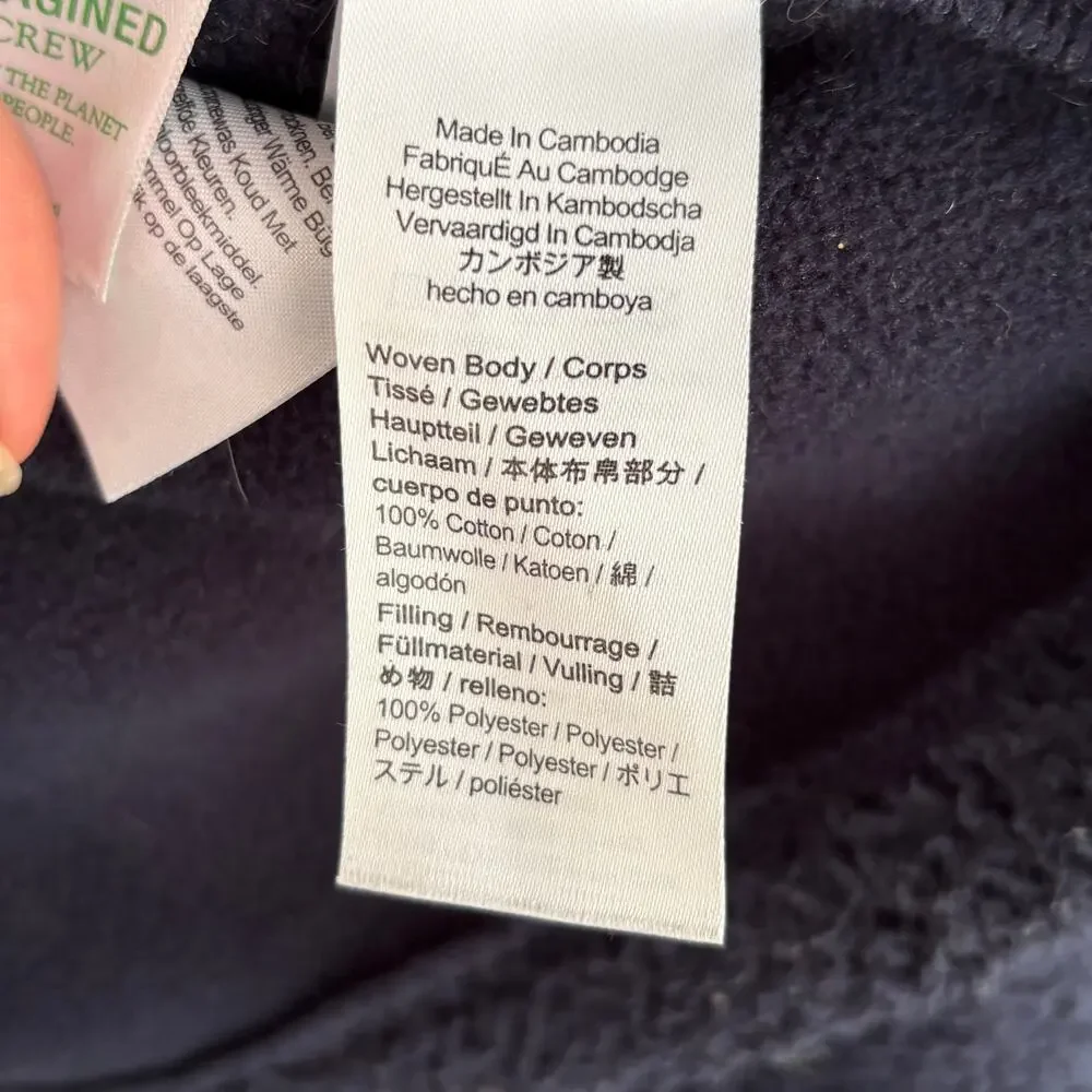 J. Crew crew quilted