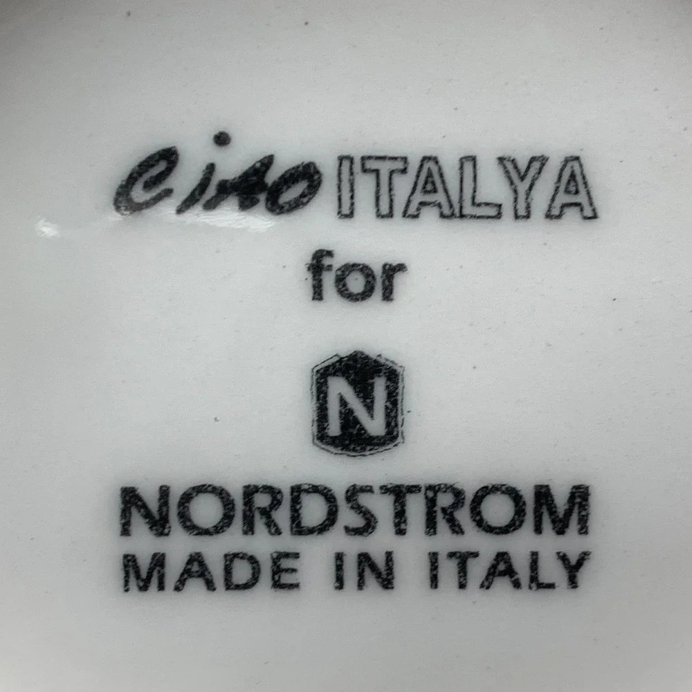 Ciao Italy for Nordstrom artisan ceramic