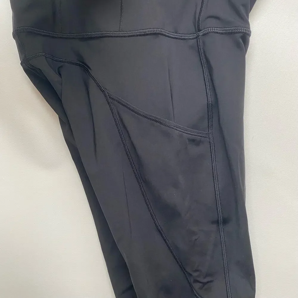 Lululemon Fast and Free Crop 19‘‘ Black 4 EUC