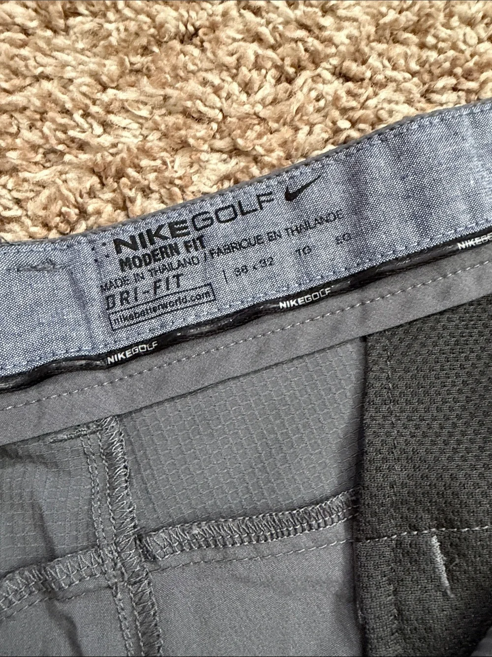 Nike Men’s Dark Gray Golf Performance Chinos