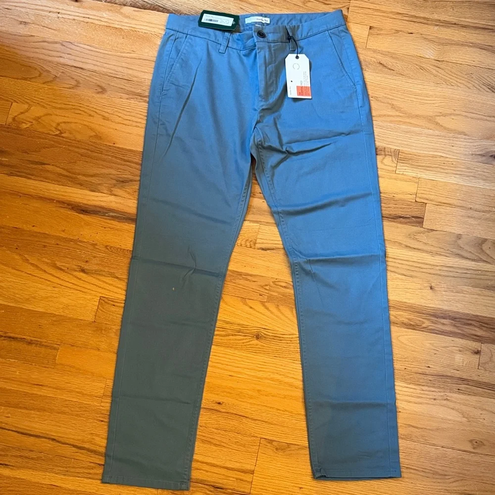 Men’s Slate Blue Slim Chinos