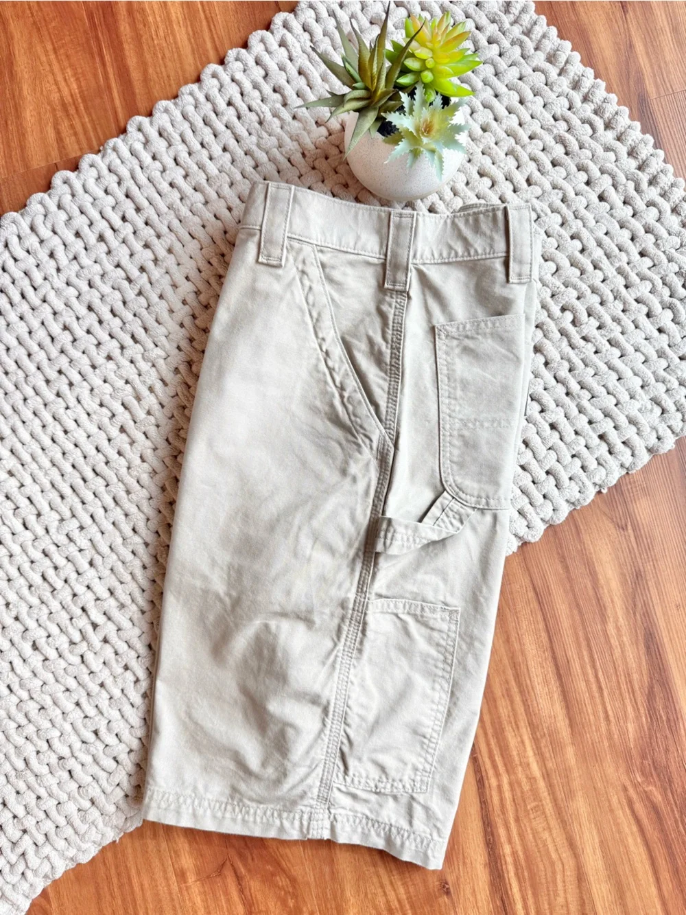 Carhartt | Men’s Canvas Utility Shorts B147 10” | Tan | 32