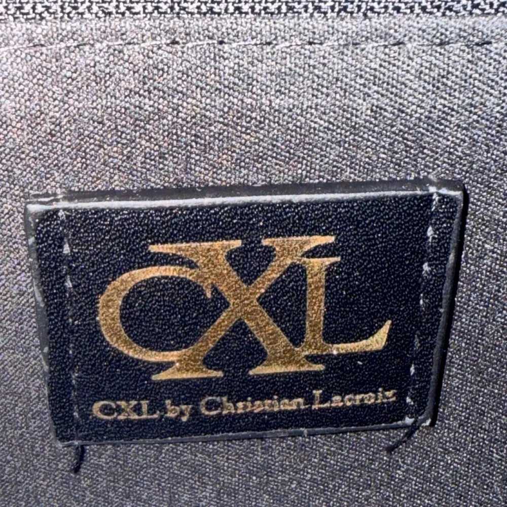 CXL by Christian Lacroix Madison Black Smooth Clutch Detachable Chain CXLH24990