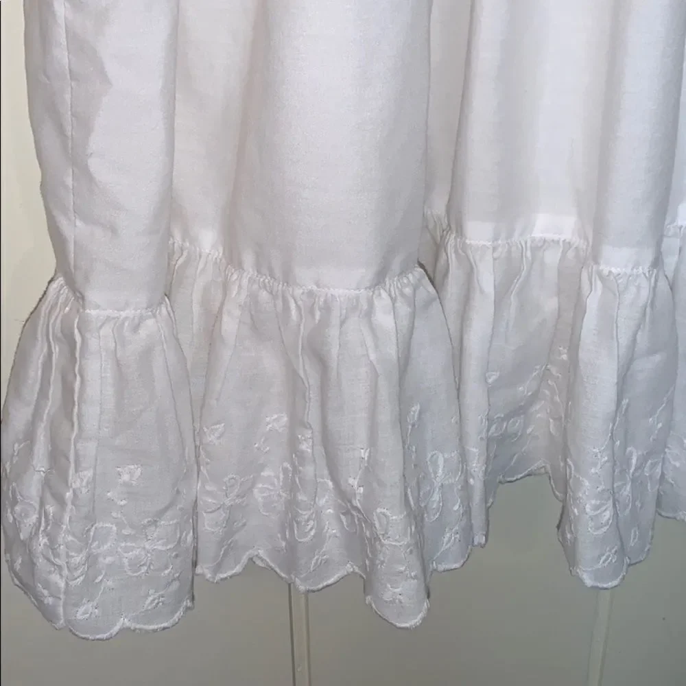 ‎Vtg 70s polyester/cotton embroidered petticoat