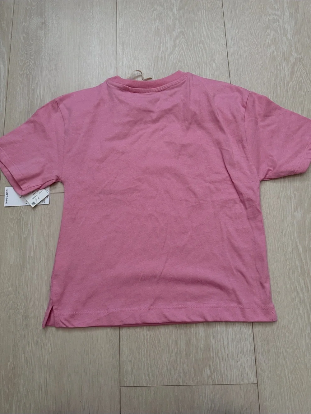 Jessica Simpson crochet pocket crew