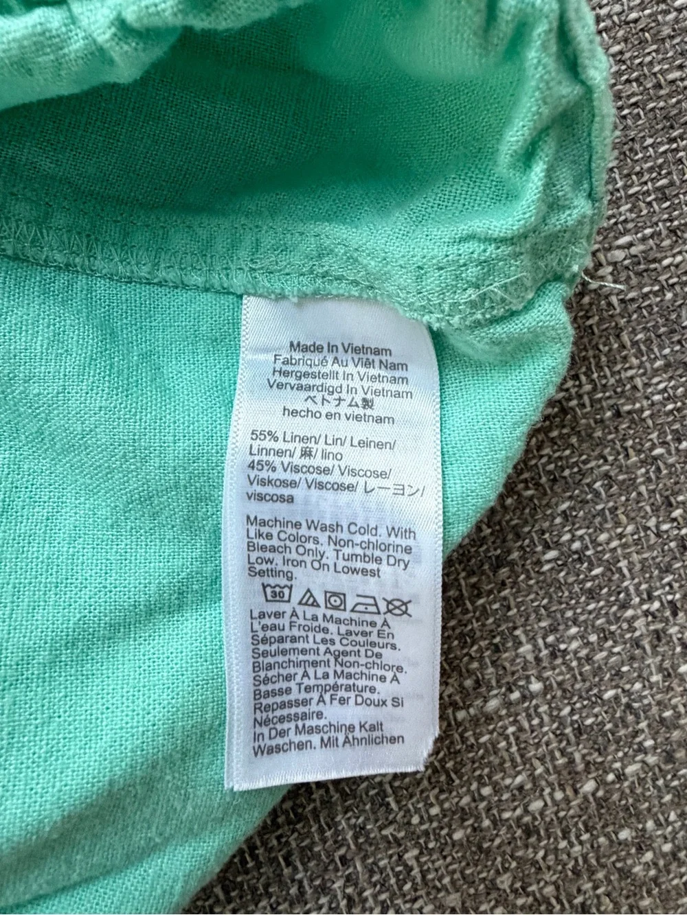 J. Crew lightweight mint