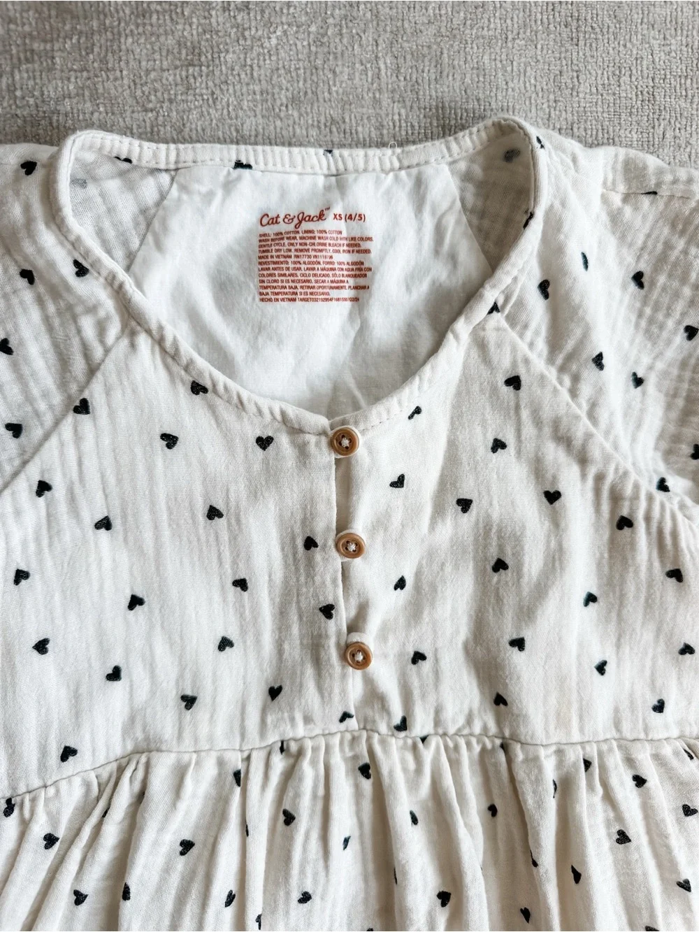 Cat & Jack front cotton dress