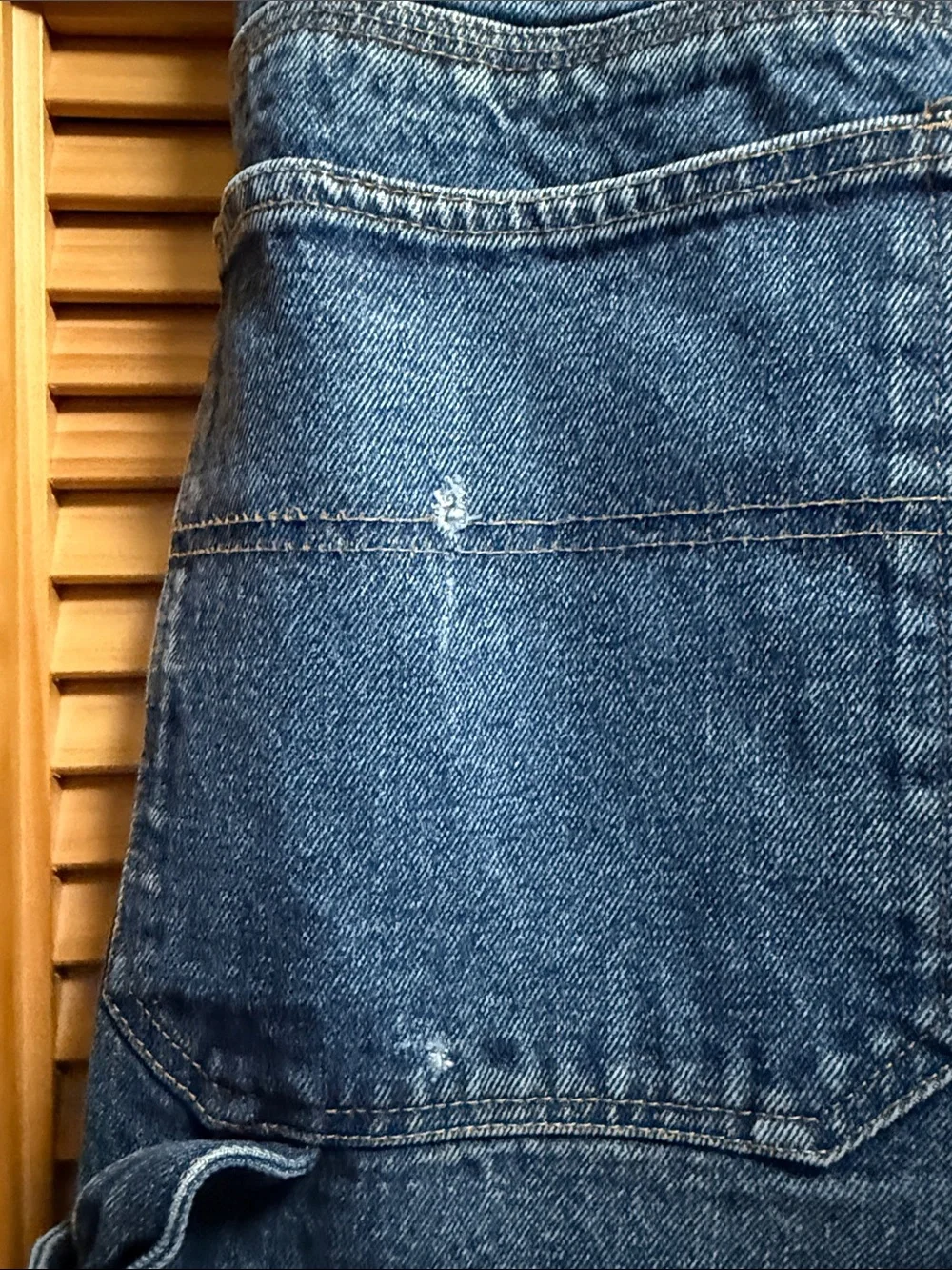Boston Traders Vintage Carpenter Jeans with Red Plaid flannel Lining 38x30