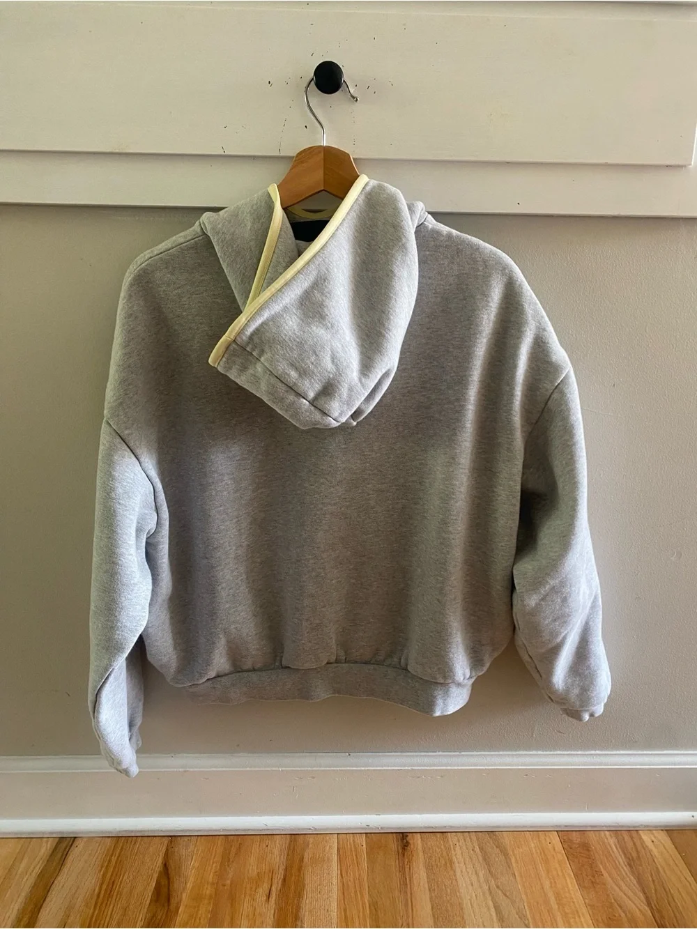 Fear of God ESSENTIALS Gray Patch Hoodie Size 14/16