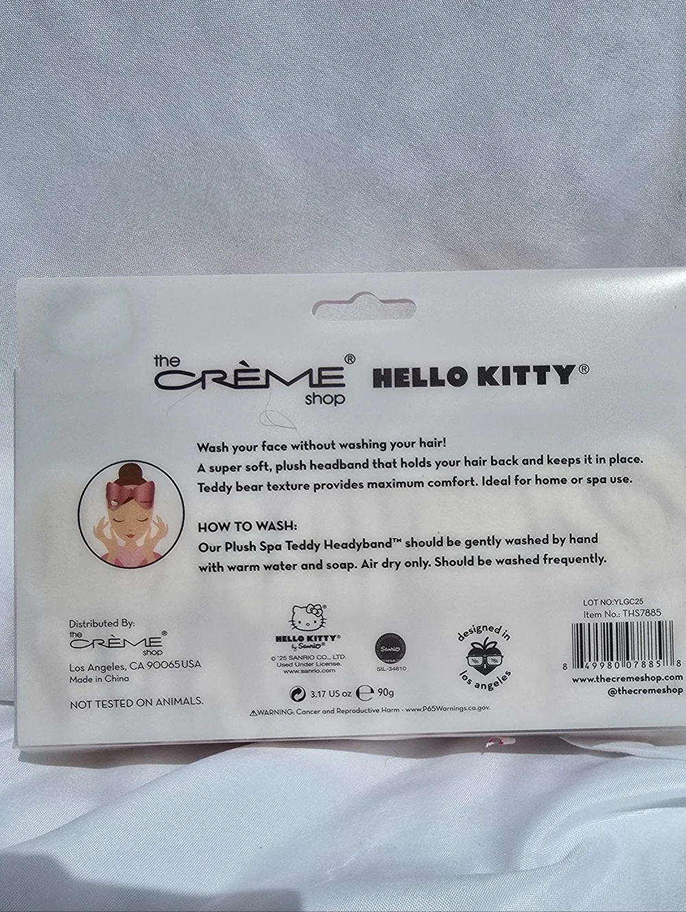 Hello Kitty pink satin
