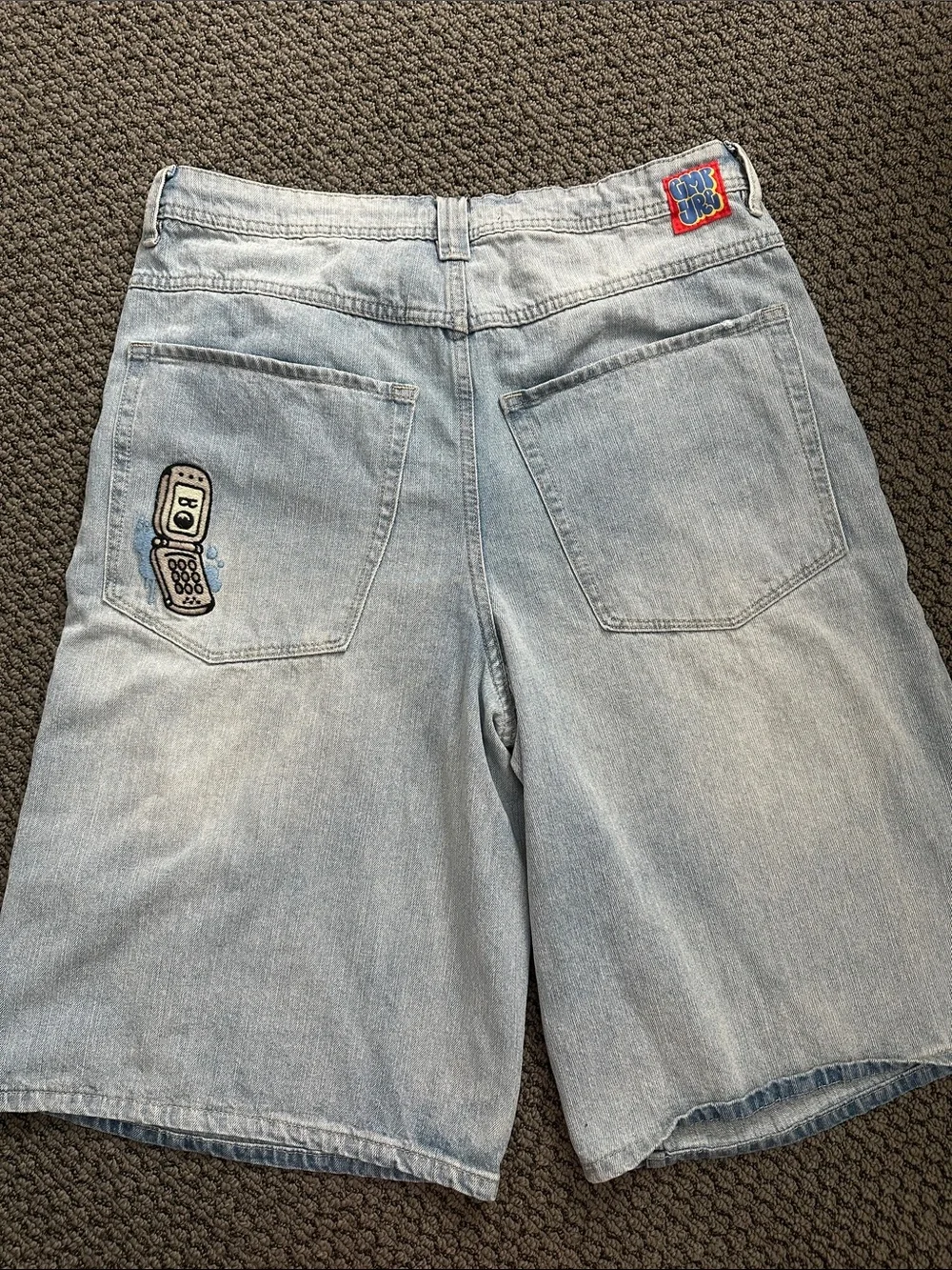 Empyre jorts jean shorts 32 flip phone