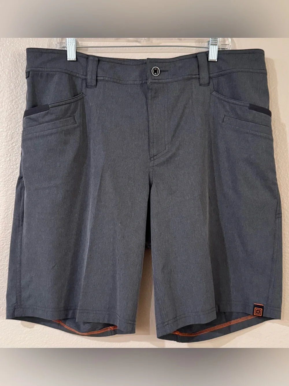 5.11 Tactical Apex Performance Utility Shorts Charcoal Grey Men 40 No Size Tag