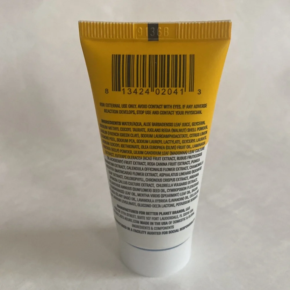 Acure brightening facial