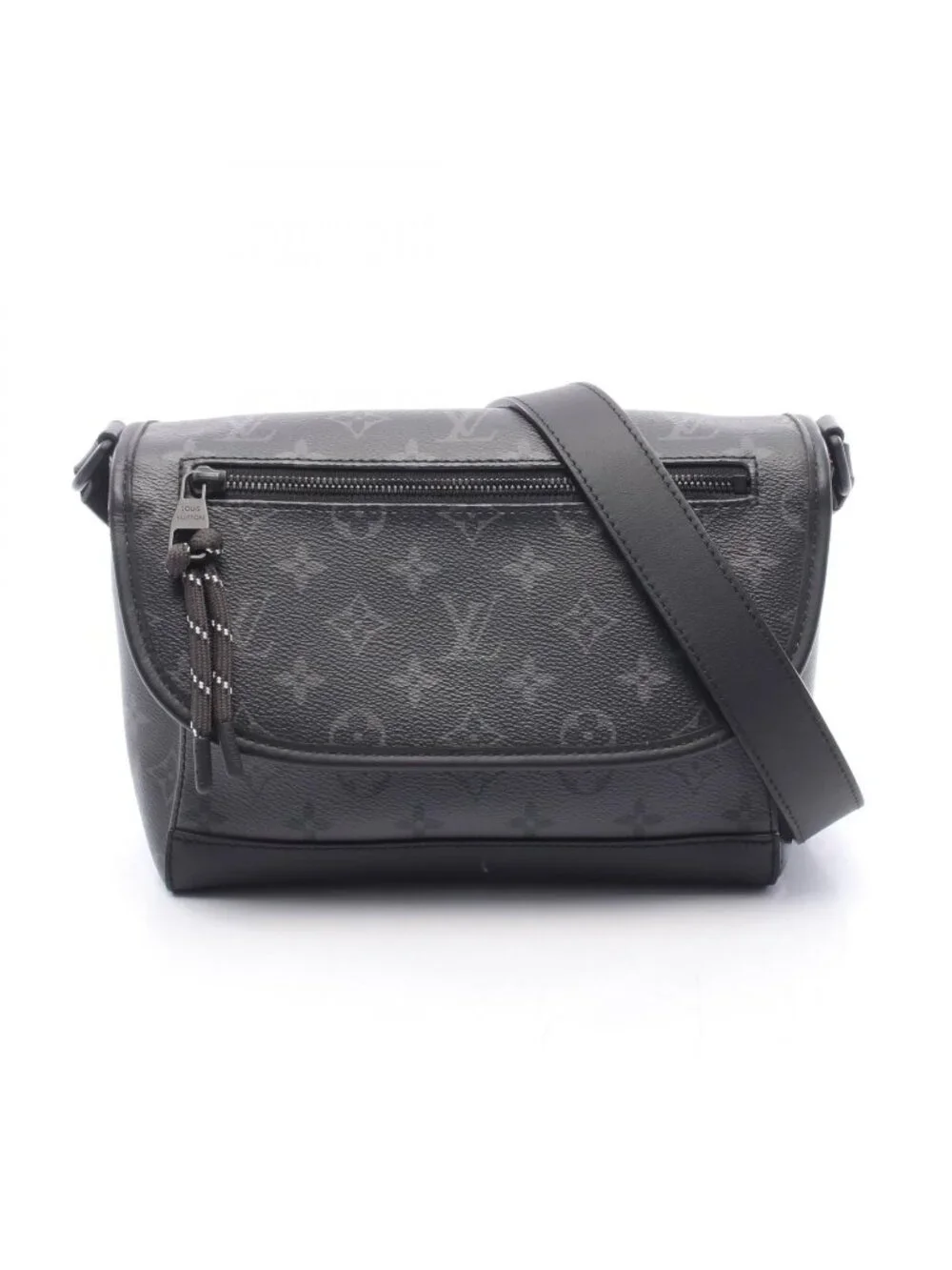 Louis Vuitton Shoulder Bag Pulse Messenger Canvas Leather