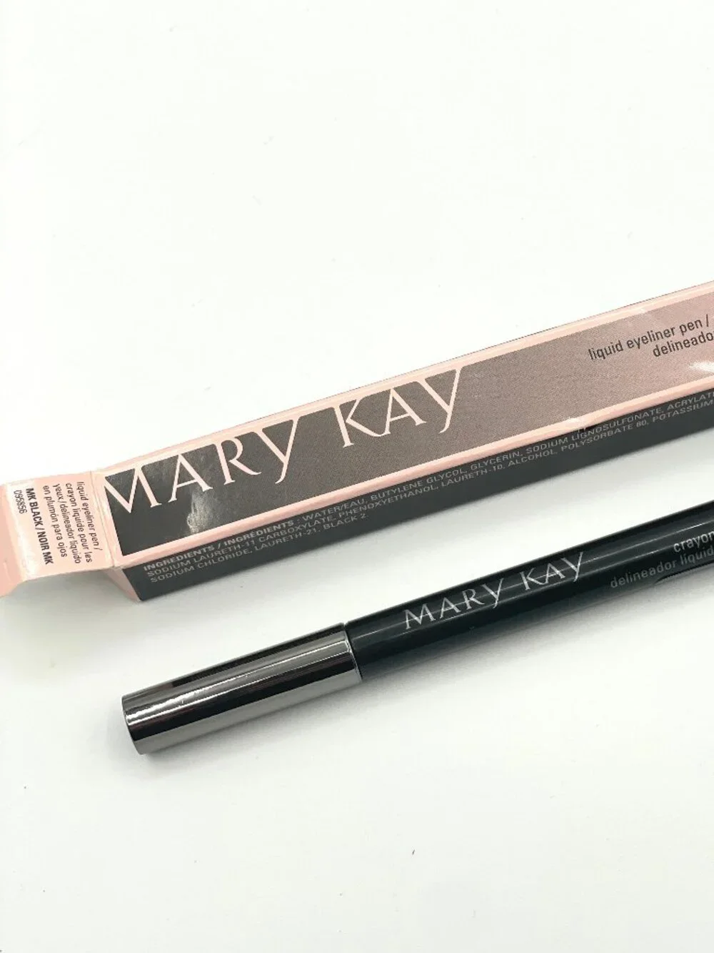 New In Box Mary Kay Liquid Eyeliner Pen MK Black #095856 NIB DISCONTINUED