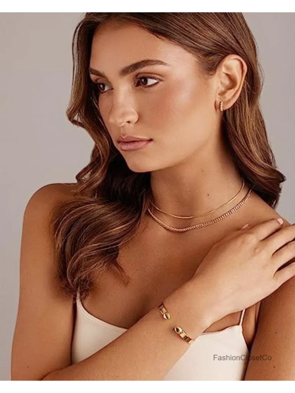 Engraved Adjustable Mantra Cuff Bangle Bracelet Gold Plated Stainless Steel