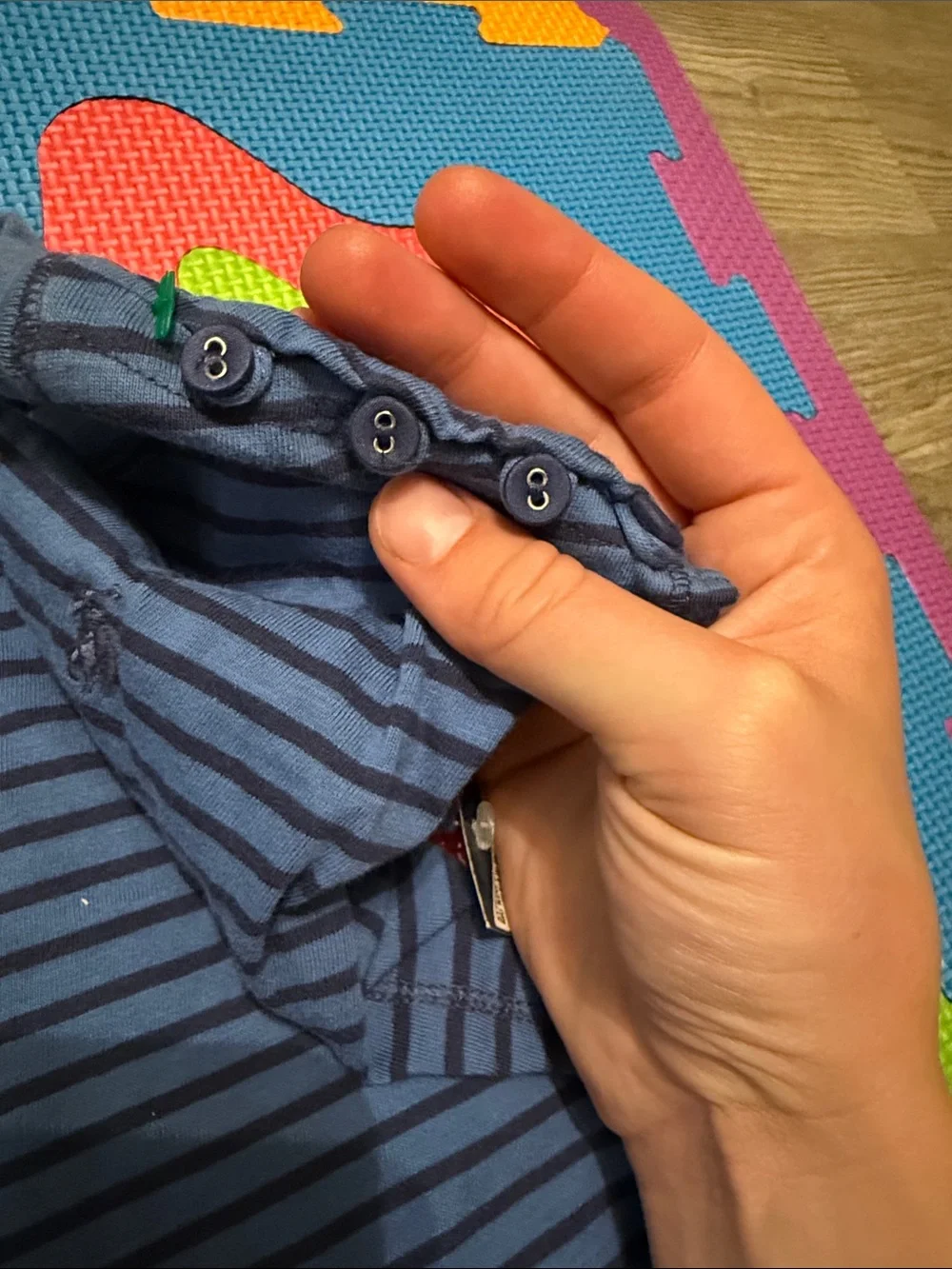 Ralph Lauren Kids Short Sleeve Striped Tees - Navy & White