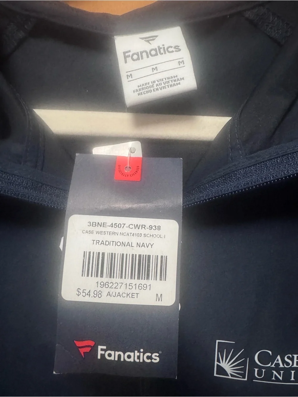 Fanatics navy pullover