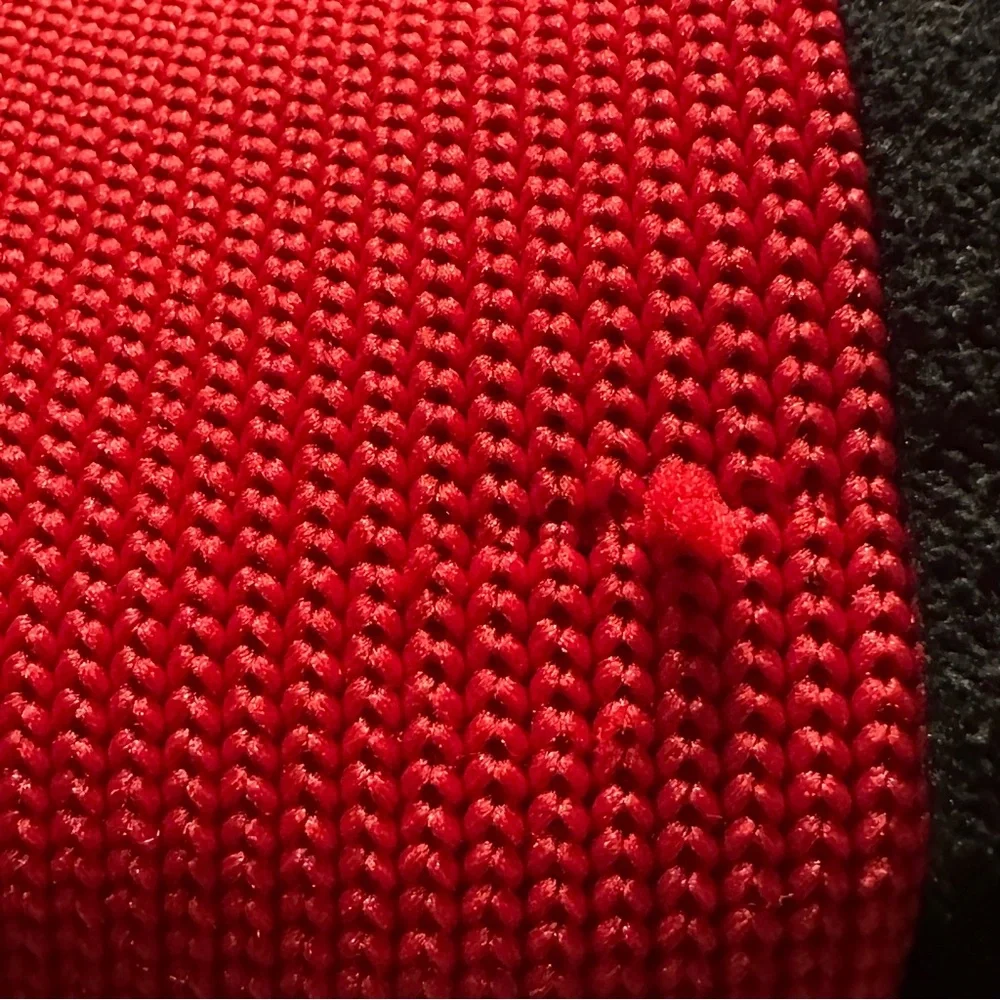 Spyder Men’s 1/4 Zip Pullover Performance Fleece Sweater Size S Red & Black