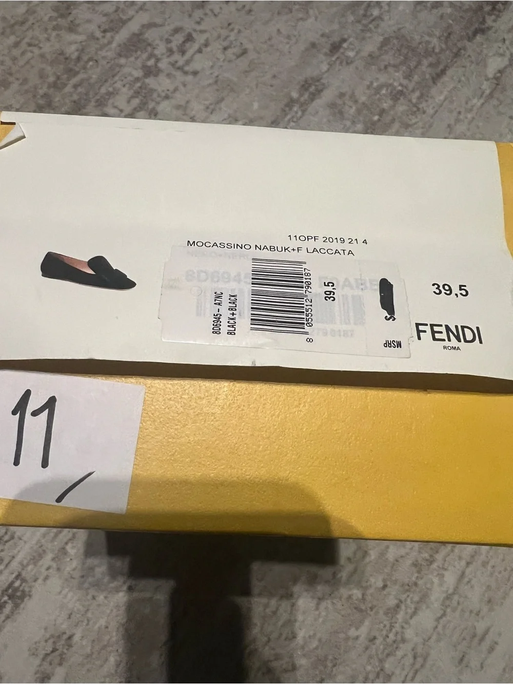 Fendi classic loafers