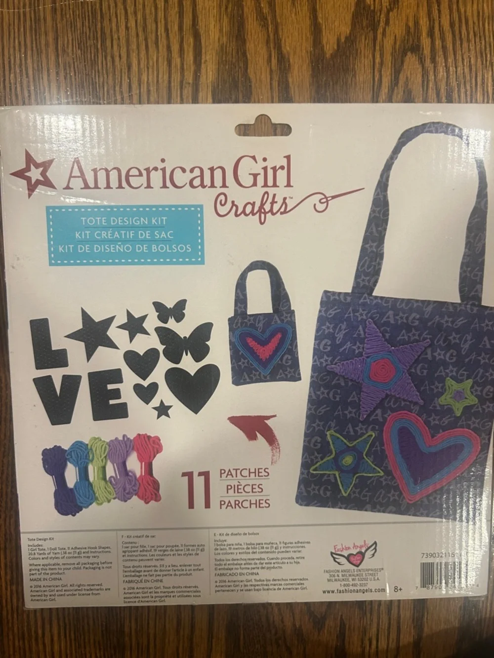 American Girl Tote Bag Design Kit - Arts & Crafts new box
