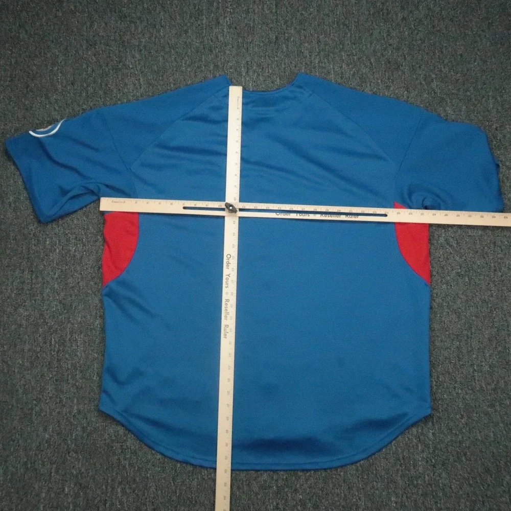 VINTAGE Chicago Cubs Jersey Mens Extra‎ Large Blue Nike Team Embroidered Blank