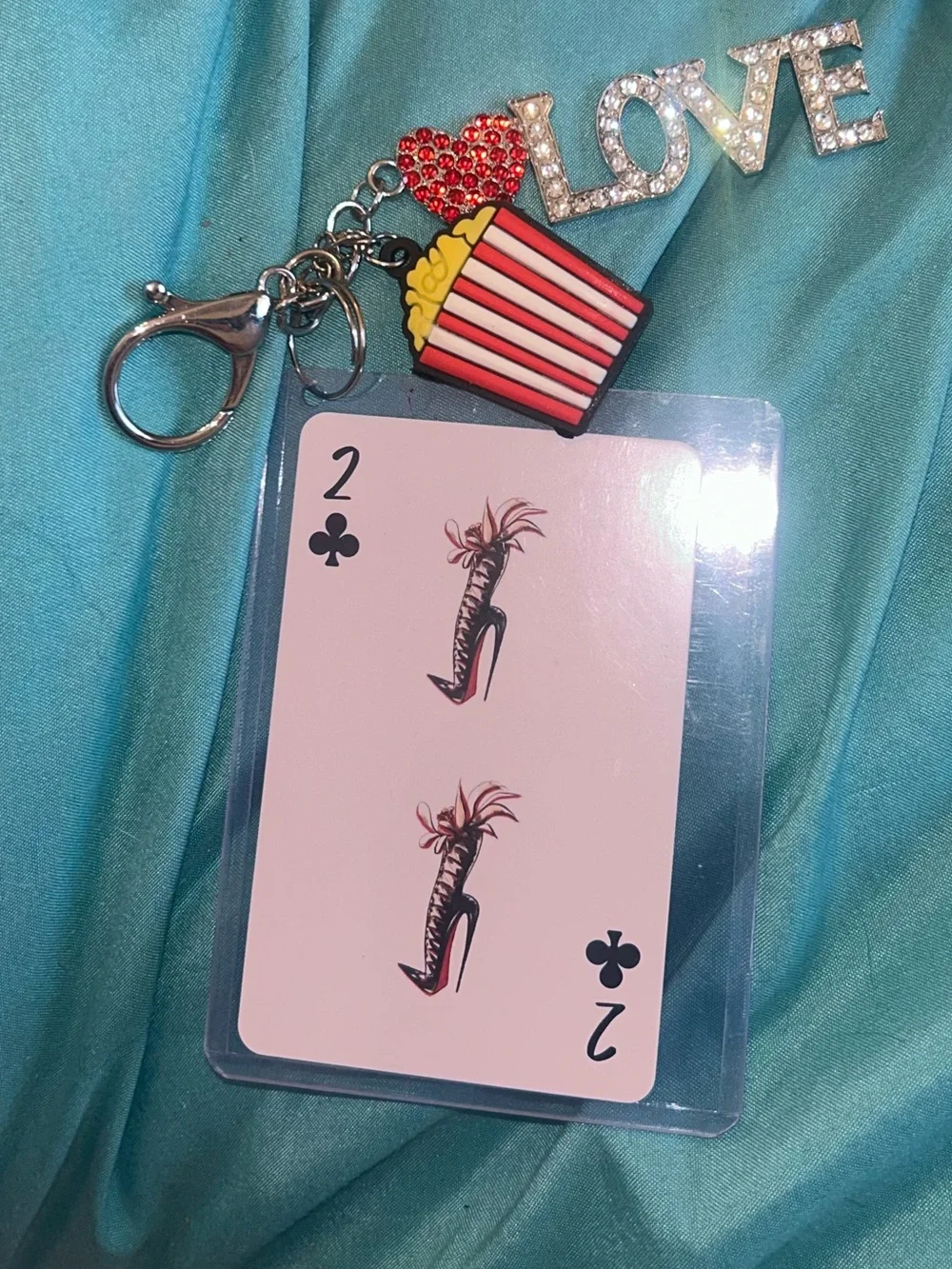 Christian Louboutin luxe keychain