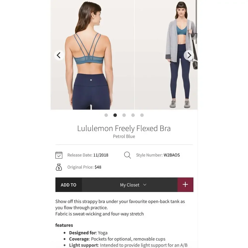 lululemon athletica lululemon freely