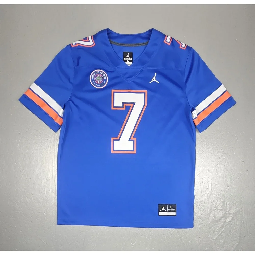 NIKE Jordan Brand Football Jersey Mens Large Florida Gators Danny Wuerffel #7