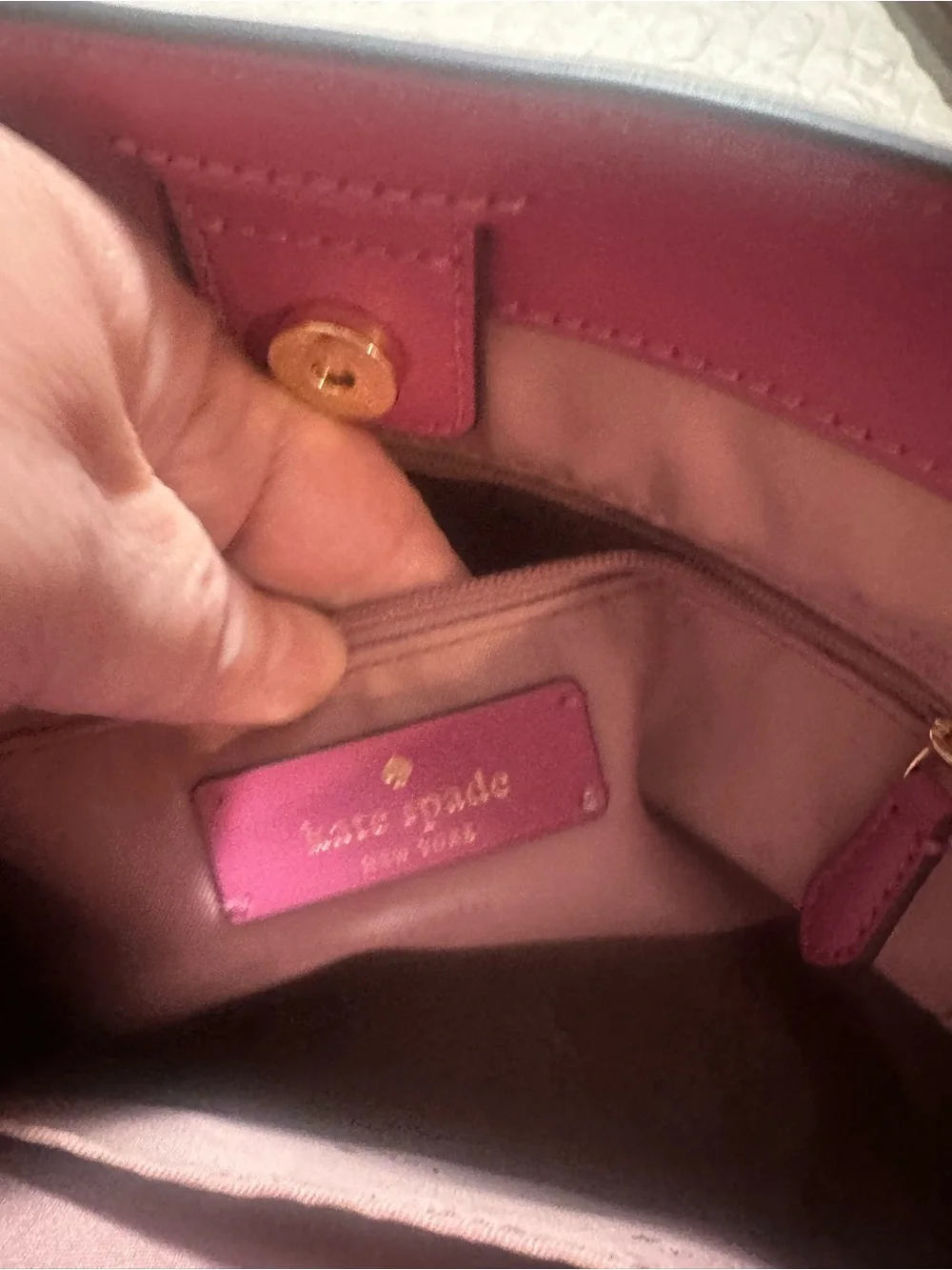 kate spade pebbled leather