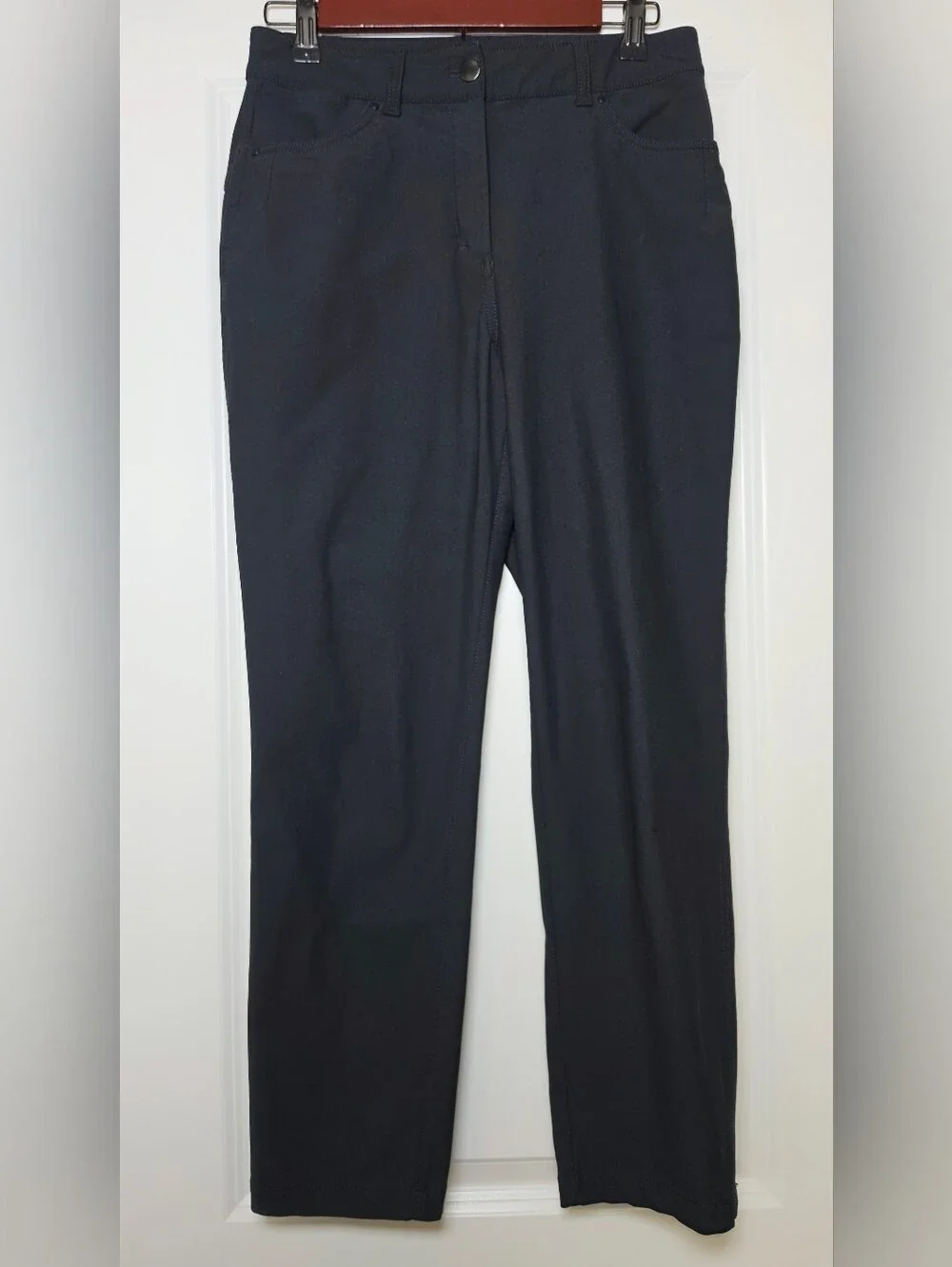 Lululemon Women's Black Stretch Performance Pants Size 6 | Office Career Travel