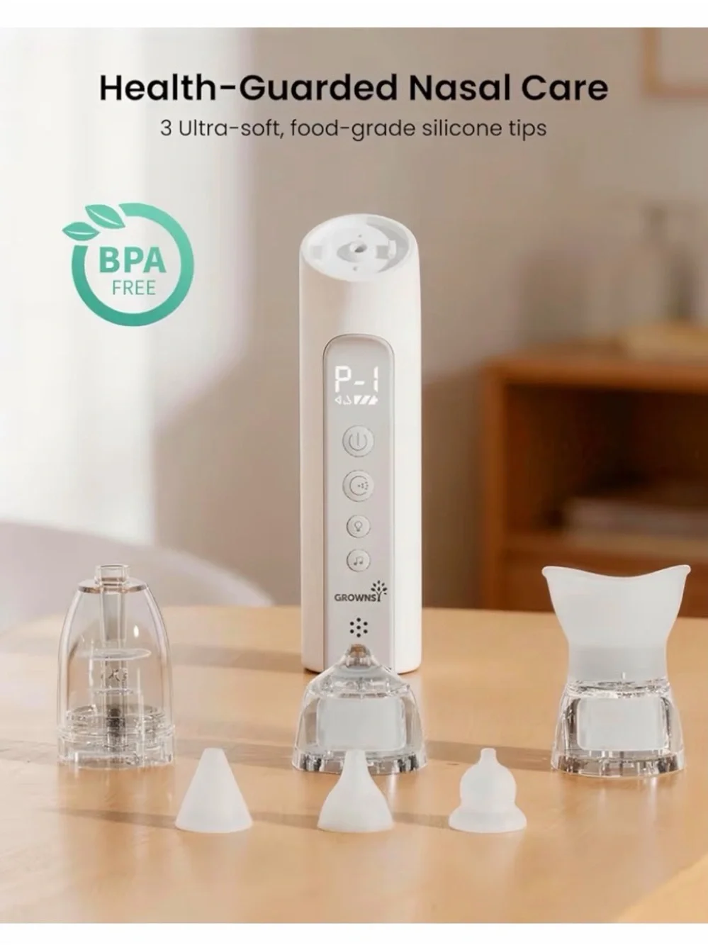 Grownsy nasal aspirator