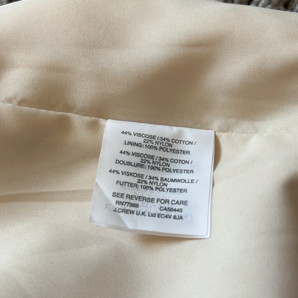 J. Crew sleek silhouette
