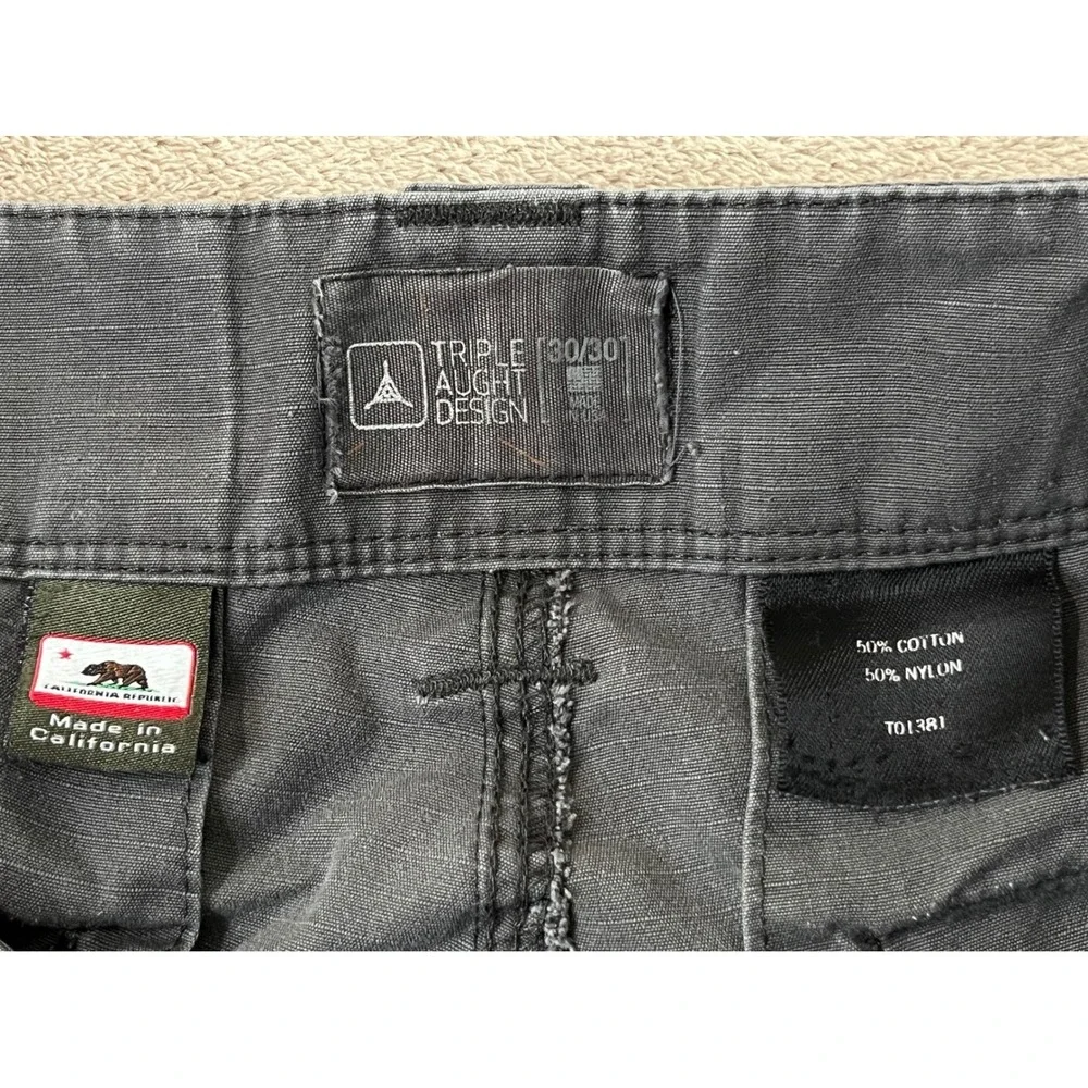 Triple Aught Design Force 10 RS Cargo Pants Men's 30x30 Gray Ripstop Tactical