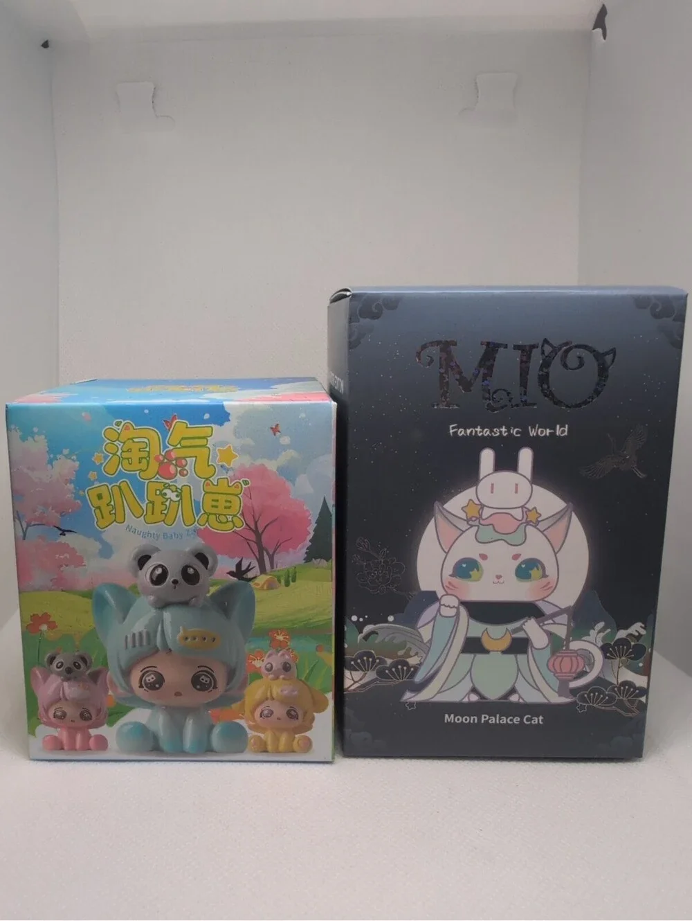 Two Pack Cat Theme Blind Boxes MIO and BABY ZAI