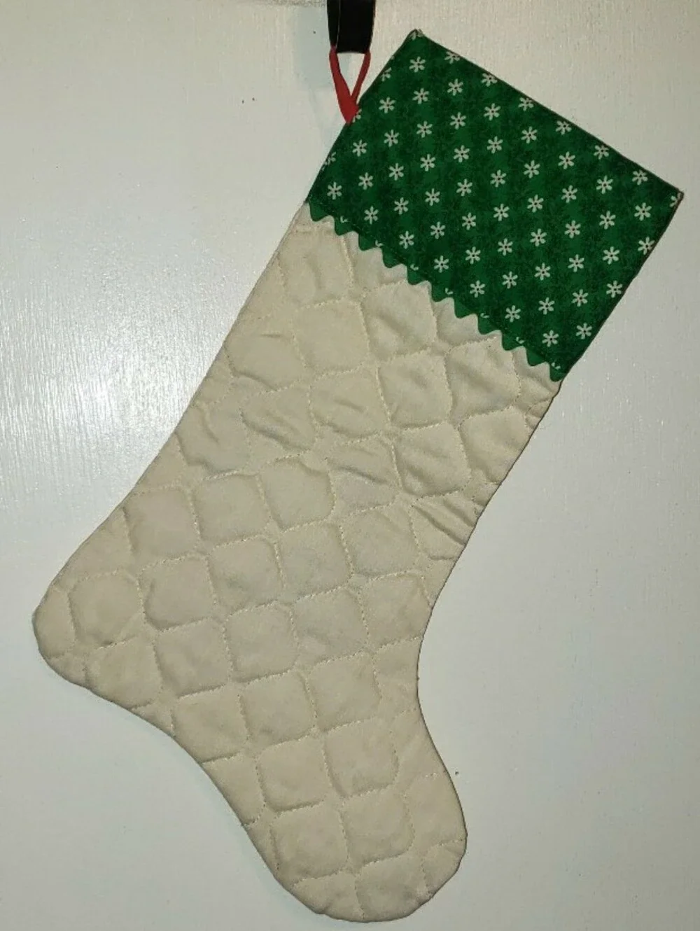 Handmade vintage quilted