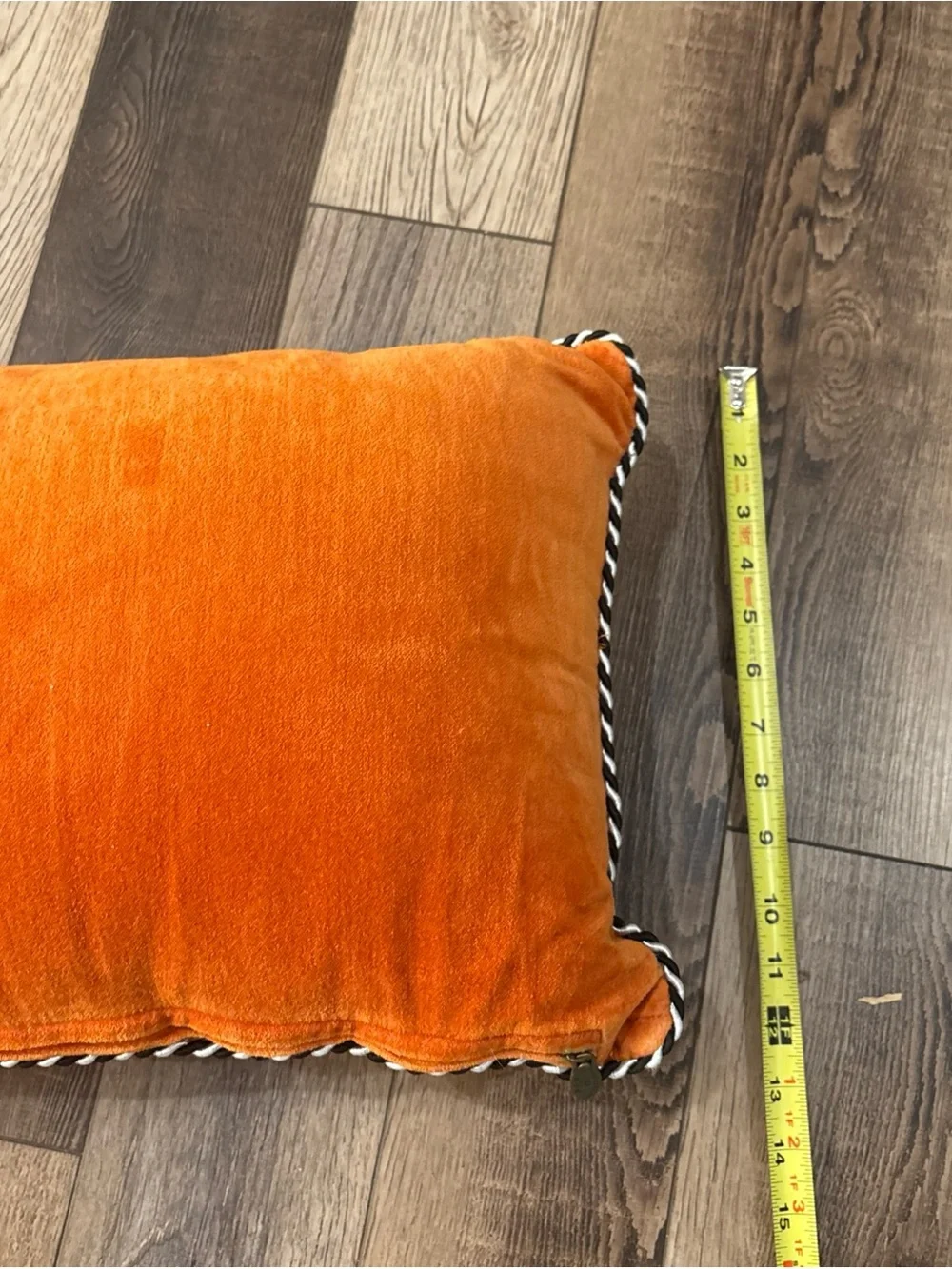 MacKenzie-Childs plush orange