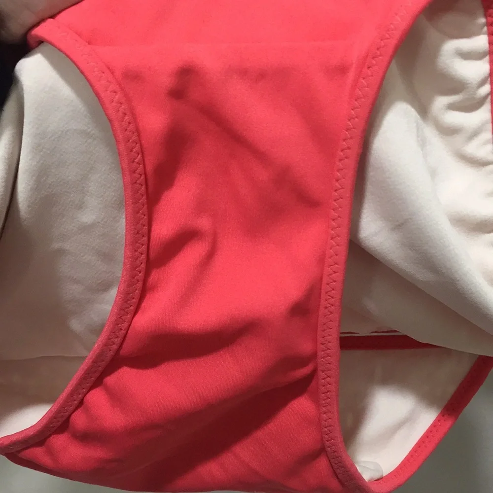 J. Crew Laser Cut Bikini Bottom Sz L EUC