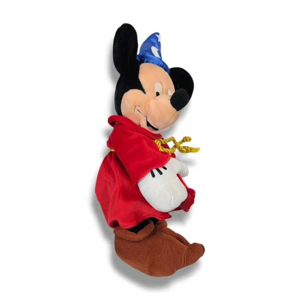 VTG Walt Disney World SORCERER Mickey Mouse 20 Inch Stuffed Toy Plush Y2K 2000