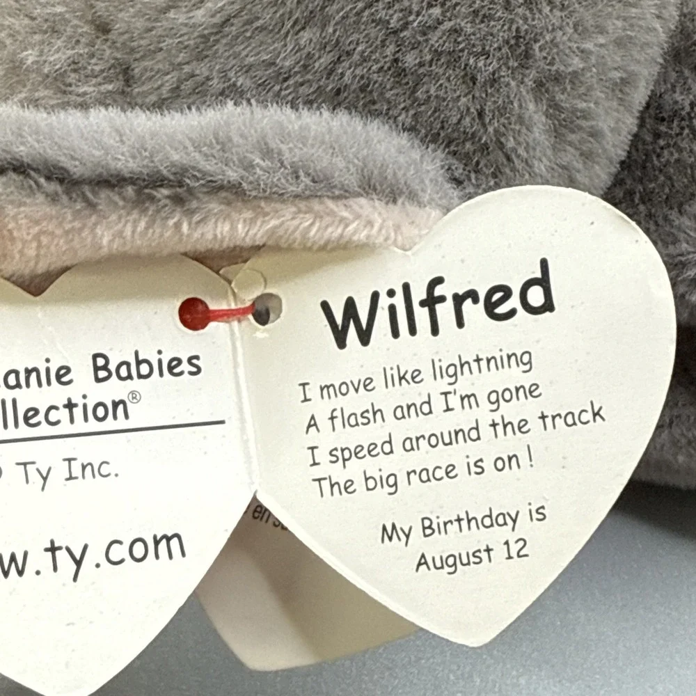 Ty Beanie Baby Bellies WILFRED the French Bulldog Dog 6