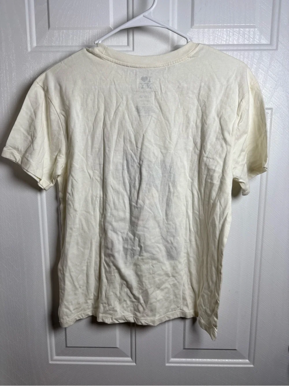 I Love Ny cream short