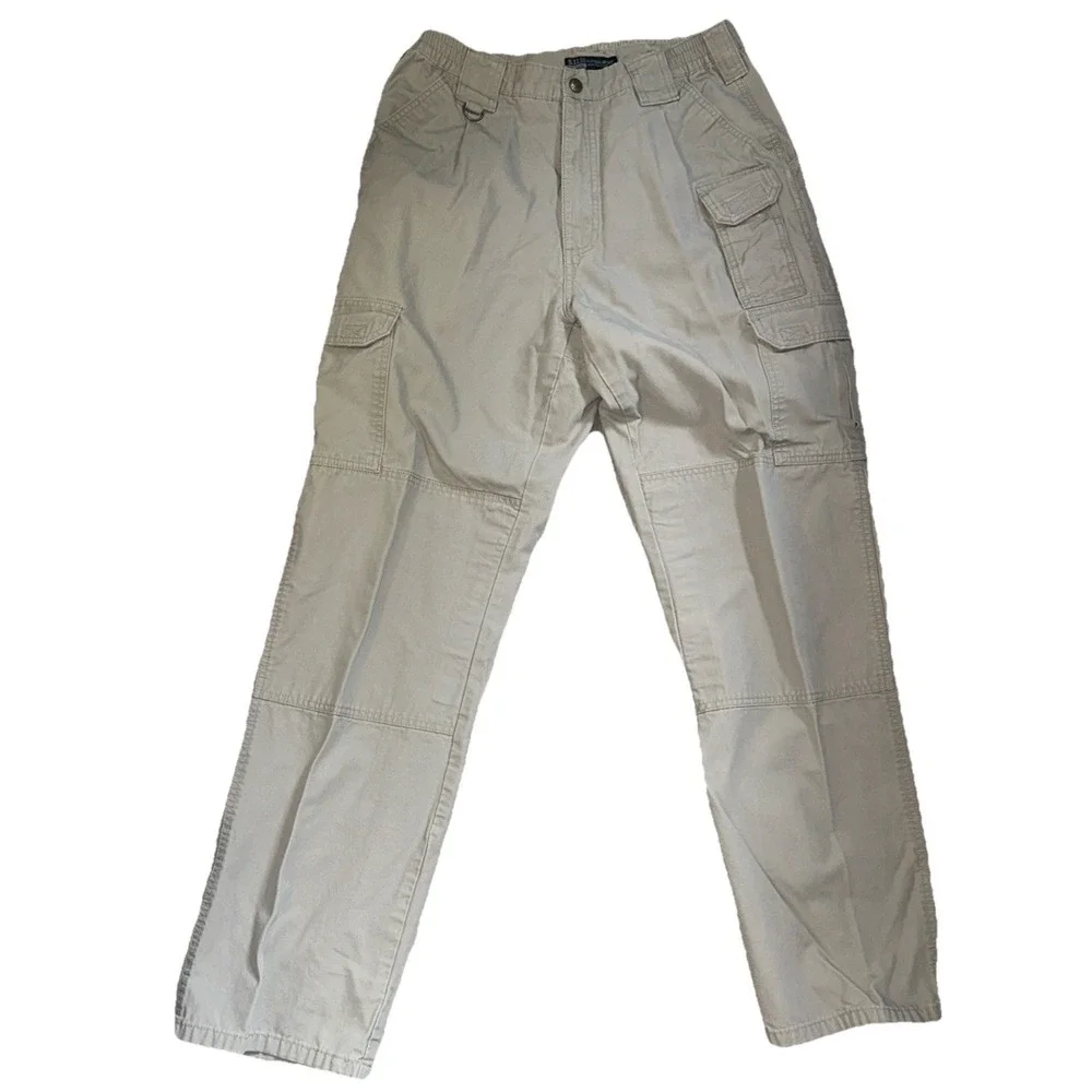 5.11 Tactical Stryke Pants Men's Khaki Beige 32X34 Cargo Rip Stop Style‎ 74251