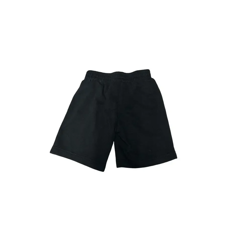 Nike Kids Black Fleece Sweat Shorts Logo Athletic Size S 4-5 Yearse