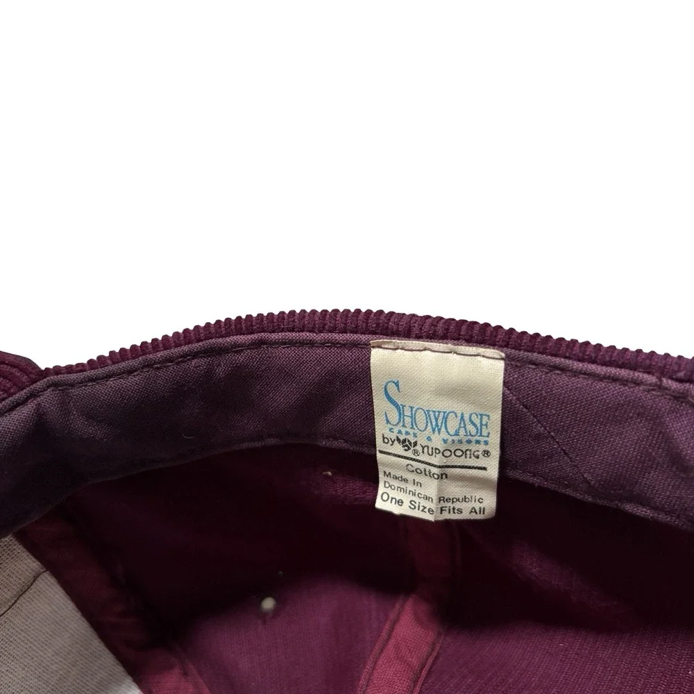 Vintage University Of Chicago Corduroy  Embroidered Baseball Hat Snap Back