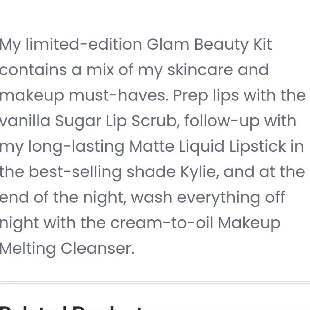 Kylie Cosmetics new specs