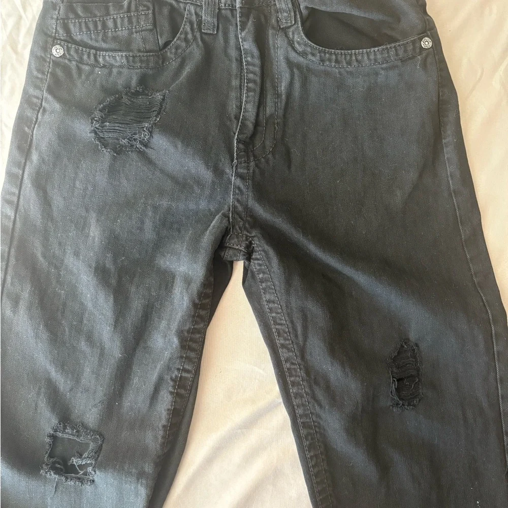 Smoke Rise Jeans Shorts Men’s Black‎ Size 30