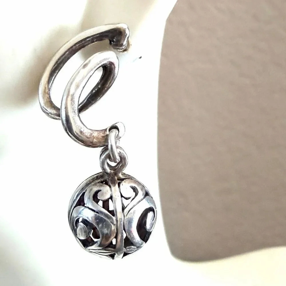 Vintage Sterling Balinese Earrings vintage sterling