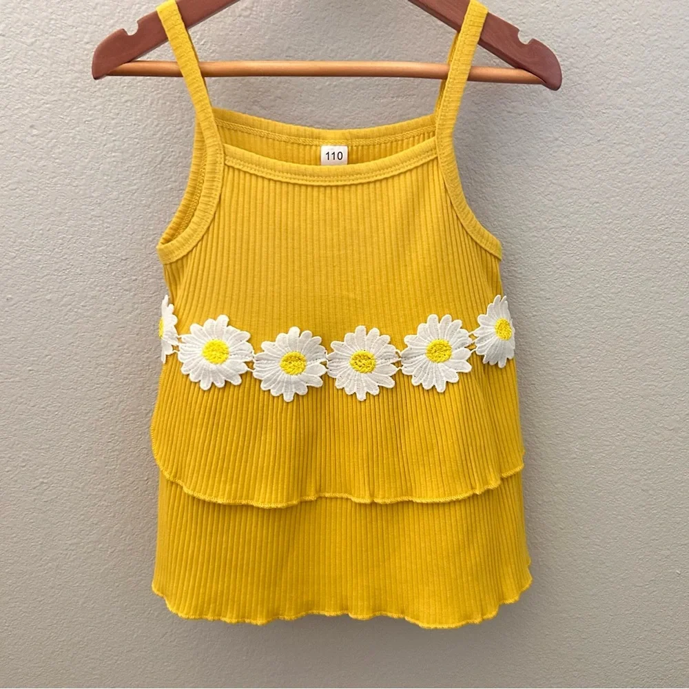 ✨Toddler Girls Ruffle Cami‎ Tank size 5T